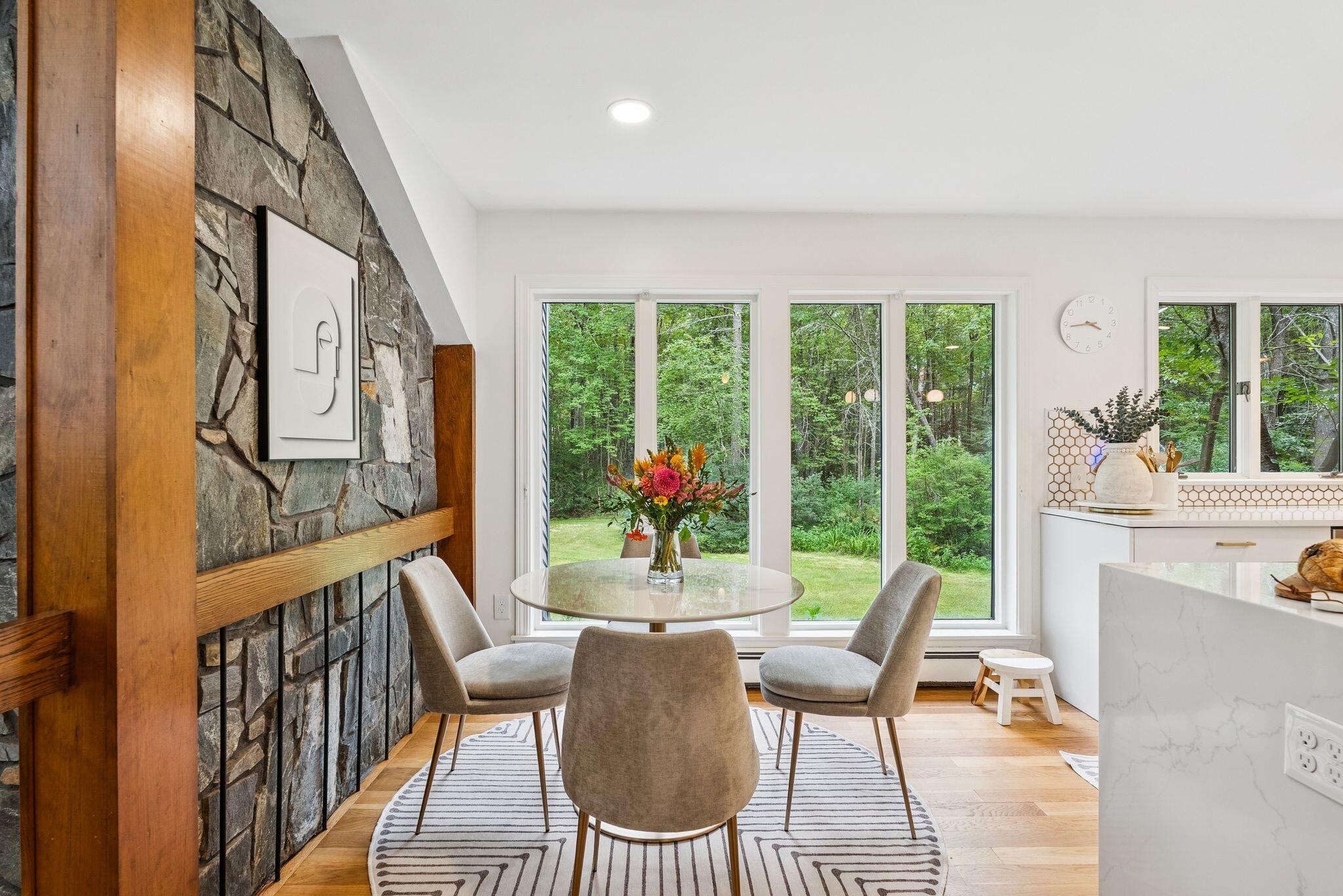53 Waites Landing Road Falmouth, ME 04105 - Photo 32 of 73 Wooded views out the Eat-in Kitchen