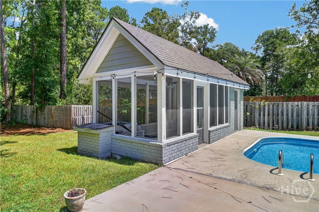 141 Palmetto Drive Rincon, GA 31326 - Photo 44 of 57 Poolhouse with 1/2 bath