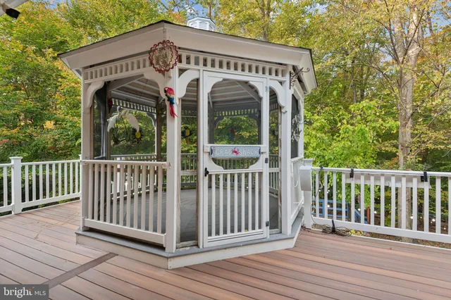 a view of a roof deck