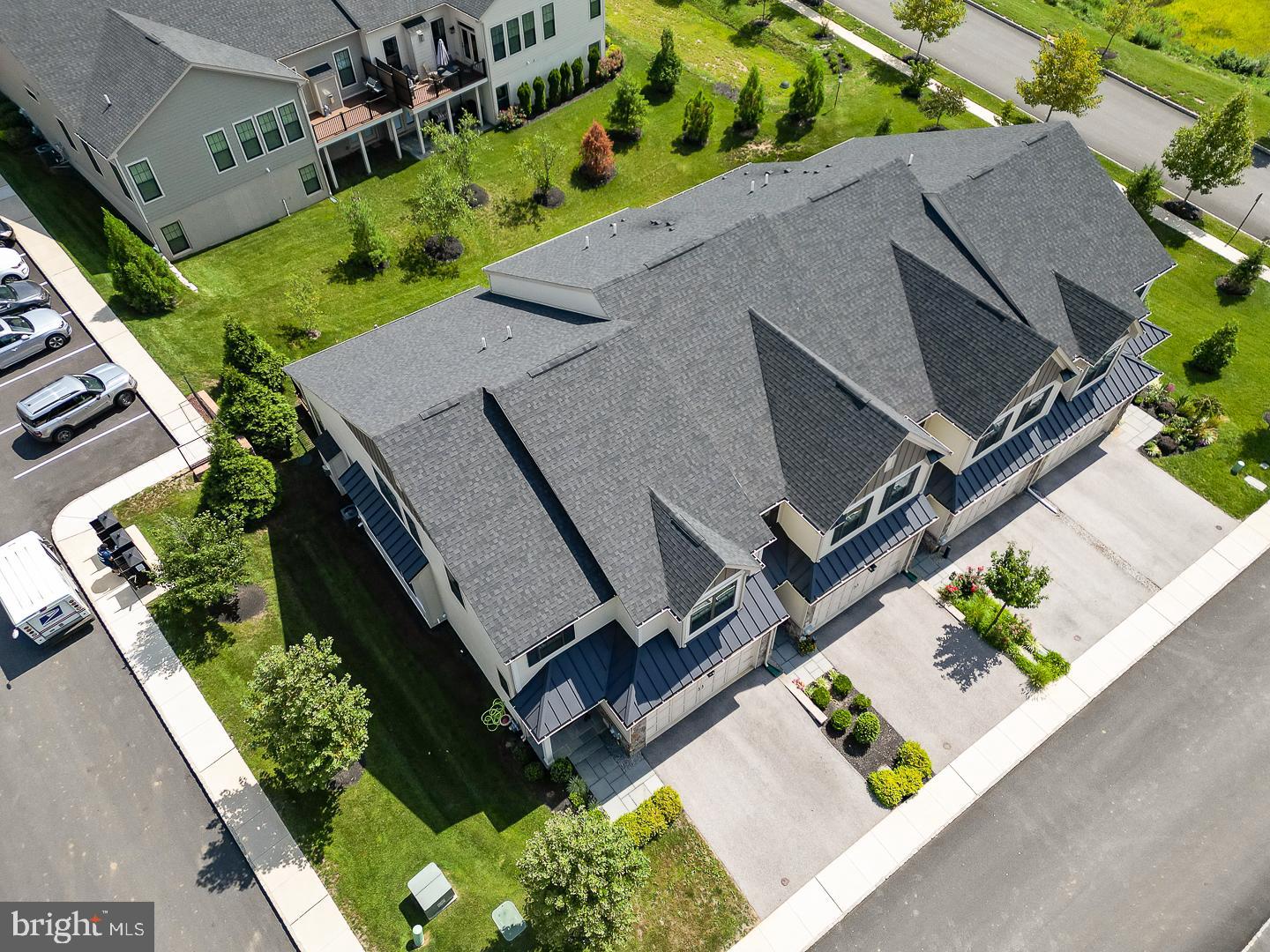21 The Lane Wayne, PA 19087 - Photo 51 of 57 an aerial view of a house with a yard