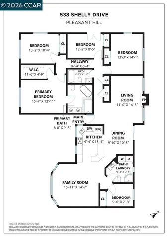 $1,450,000 | 538-538 Shelly Drive, Pleasant Hill, CA 94523