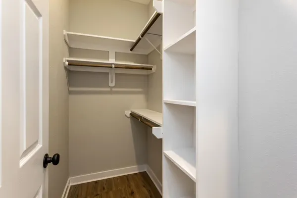 a view of walk in closet