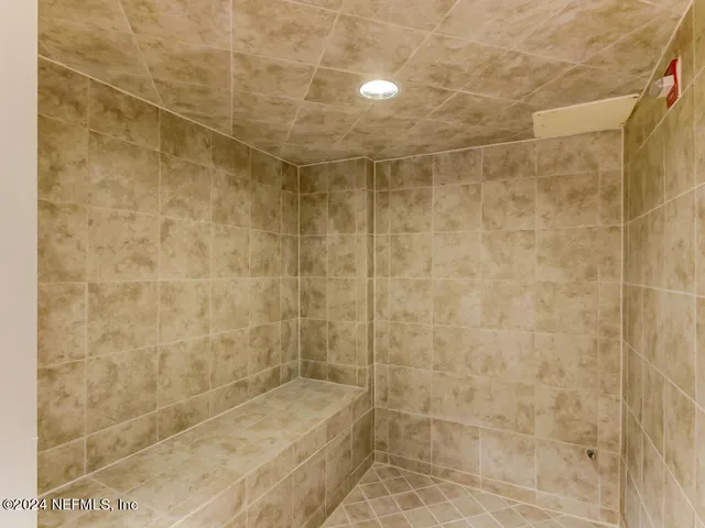 a view of bathroom with a small space