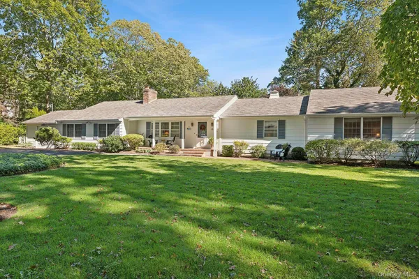 a view of a house with patio