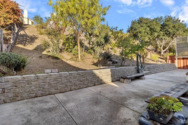 front view of a house with a small yard