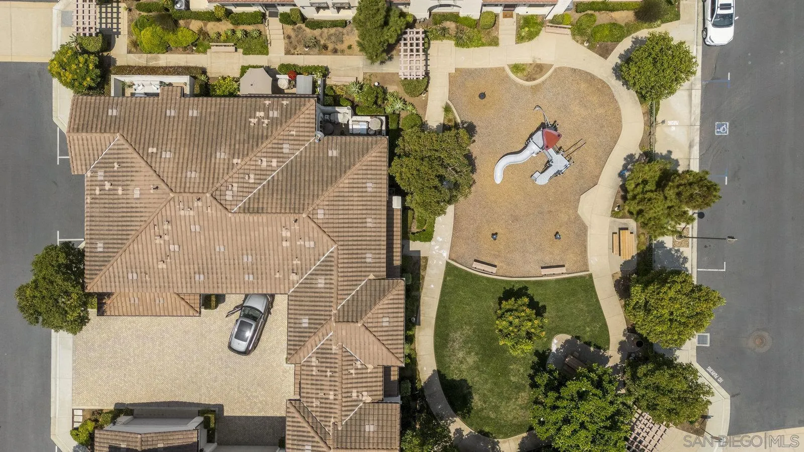 1676 Shorebreak Way Encinitas, CA 92024 - Photo 49 of 61 an aerial view of residential house with outdoor space and parking