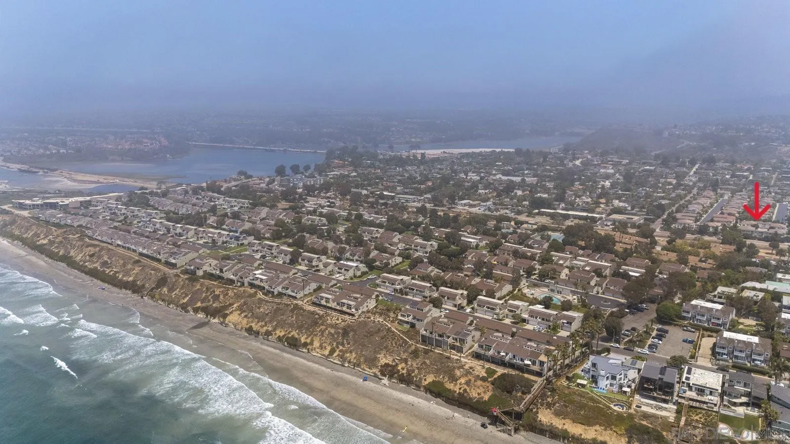 1676 Shorebreak Way Encinitas, CA 92024 - Photo 61 of 61 an aerial view of house with yard and mountain view in back