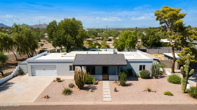 a view of city and mountain