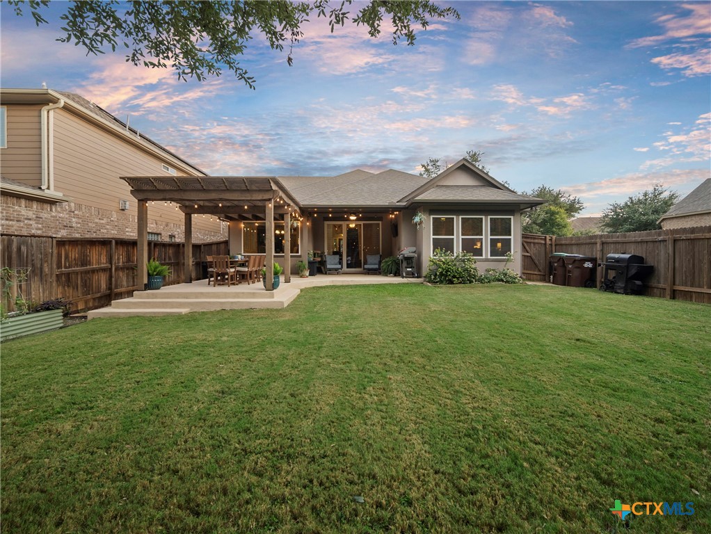 28415 Willis Ranch San Antonio, TX 78260 - Photo 40 of 48 a view of a house with a big yard and sitting area