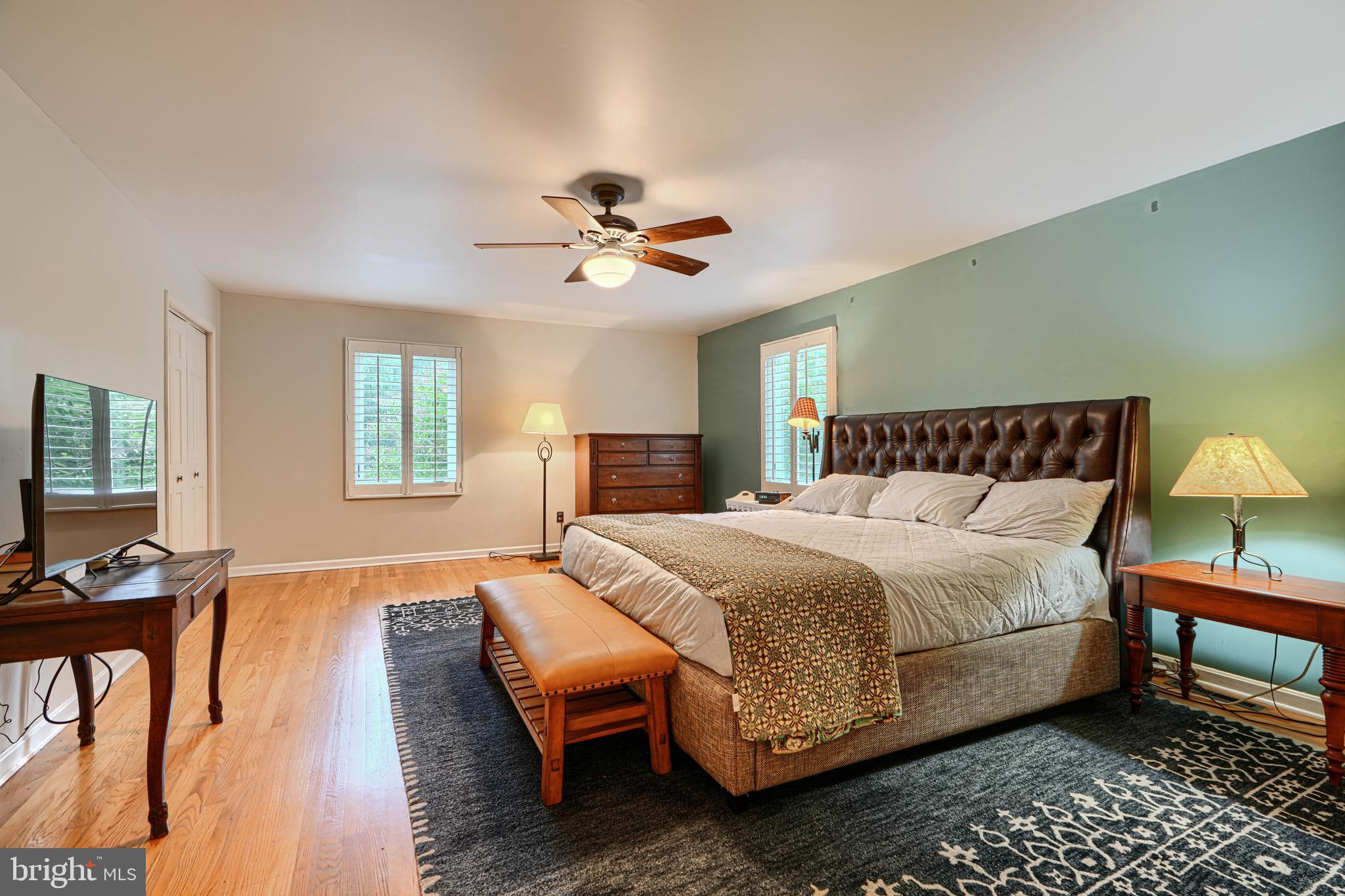2117 Pot Spring Road Lutherville-Timonium, MD 21093 - Photo 25 of 55 Primary suite w/wood floors & plantation shutters