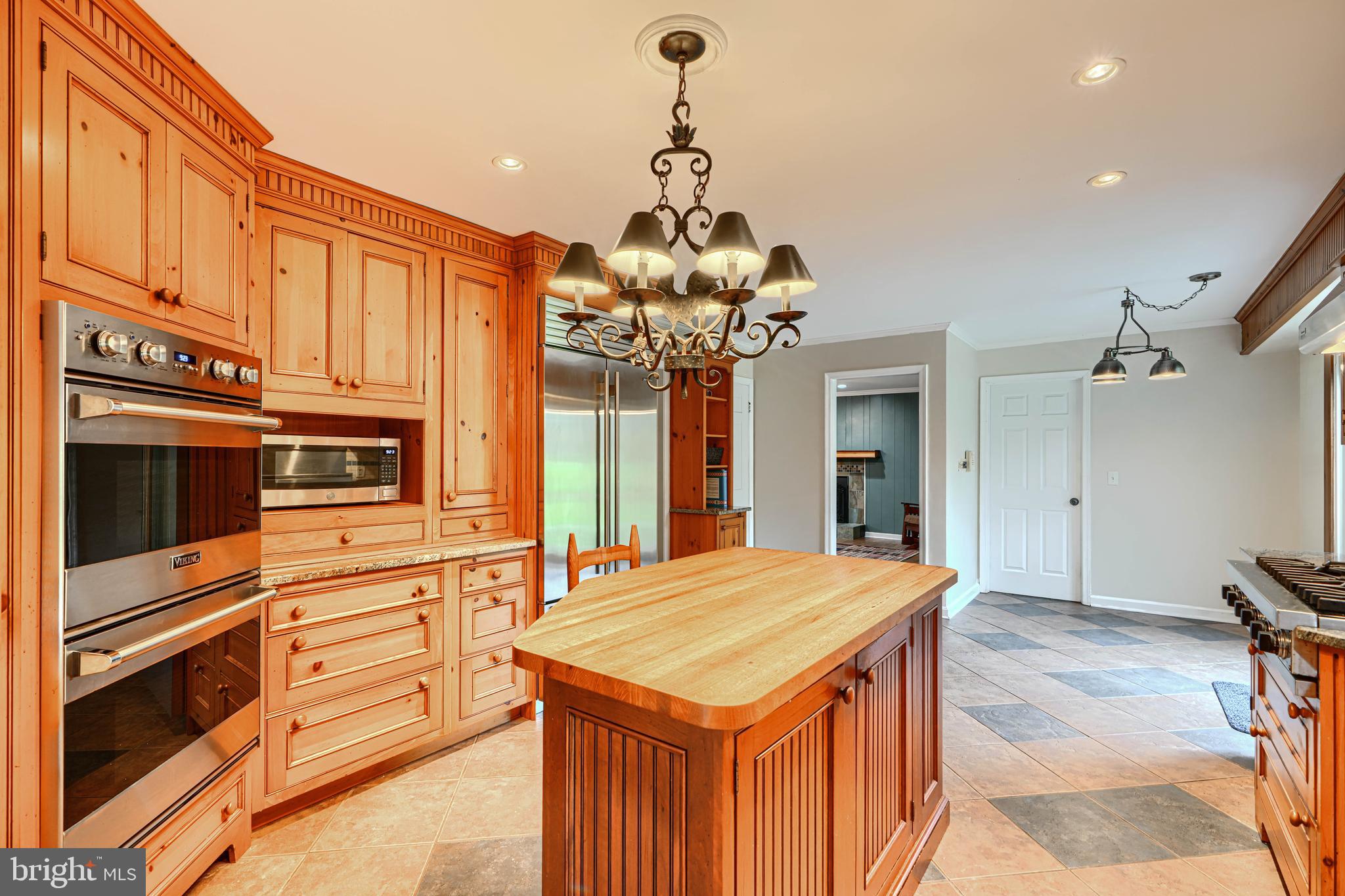 2117 Pot Spring Road Lutherville-Timonium, MD 21093 - Photo 7 of 55 Large butcher block island with storage.