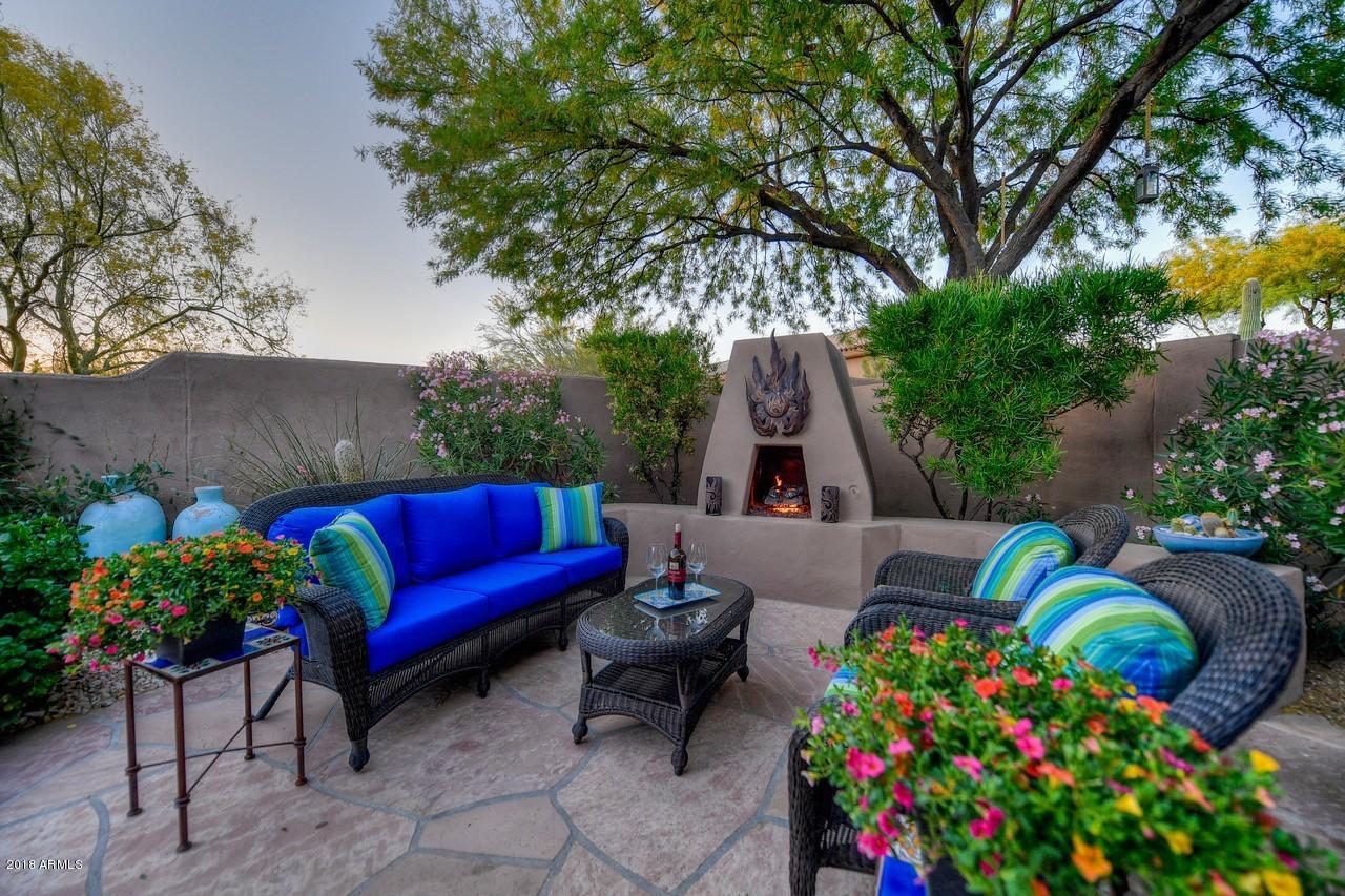 8144 East Beardsley Road Scottsdale, AZ 85255 - Photo 1 of 31 Cozy Outdoor Living-Fireplace Area