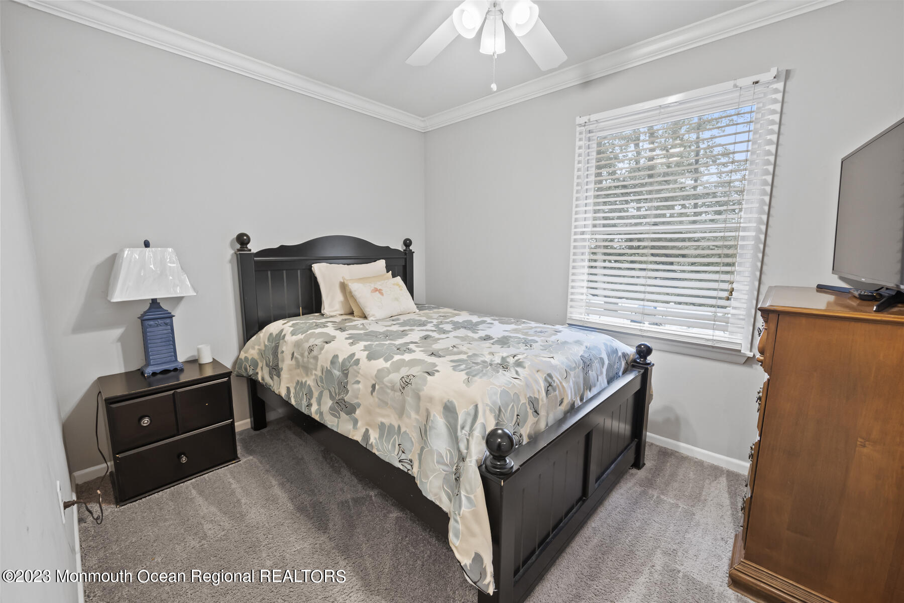 12 Constitution Drive Howell, NJ 07731 - Photo 25 of 39 a spacious bedroom with a bed and a flat screen tv