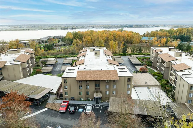 a view of city and river