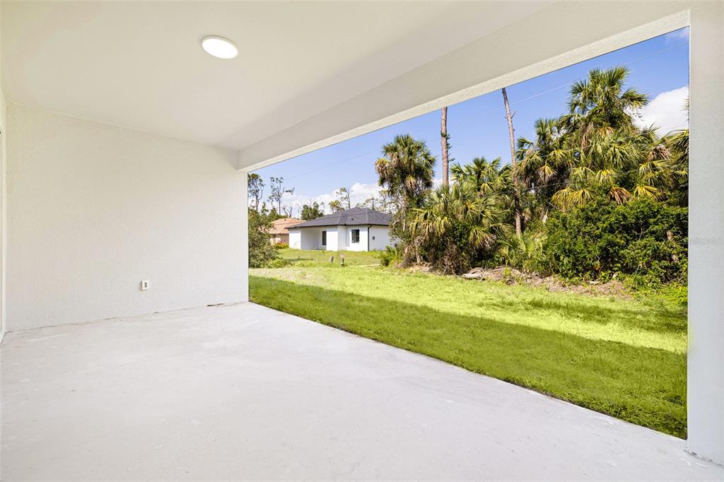 355 Milton Street Port Charlotte, FL 33954 - Photo 40 of 45 a view of a big room with a big yard and potted plants