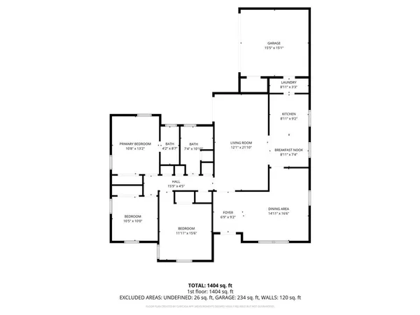 a picture of a floor plan