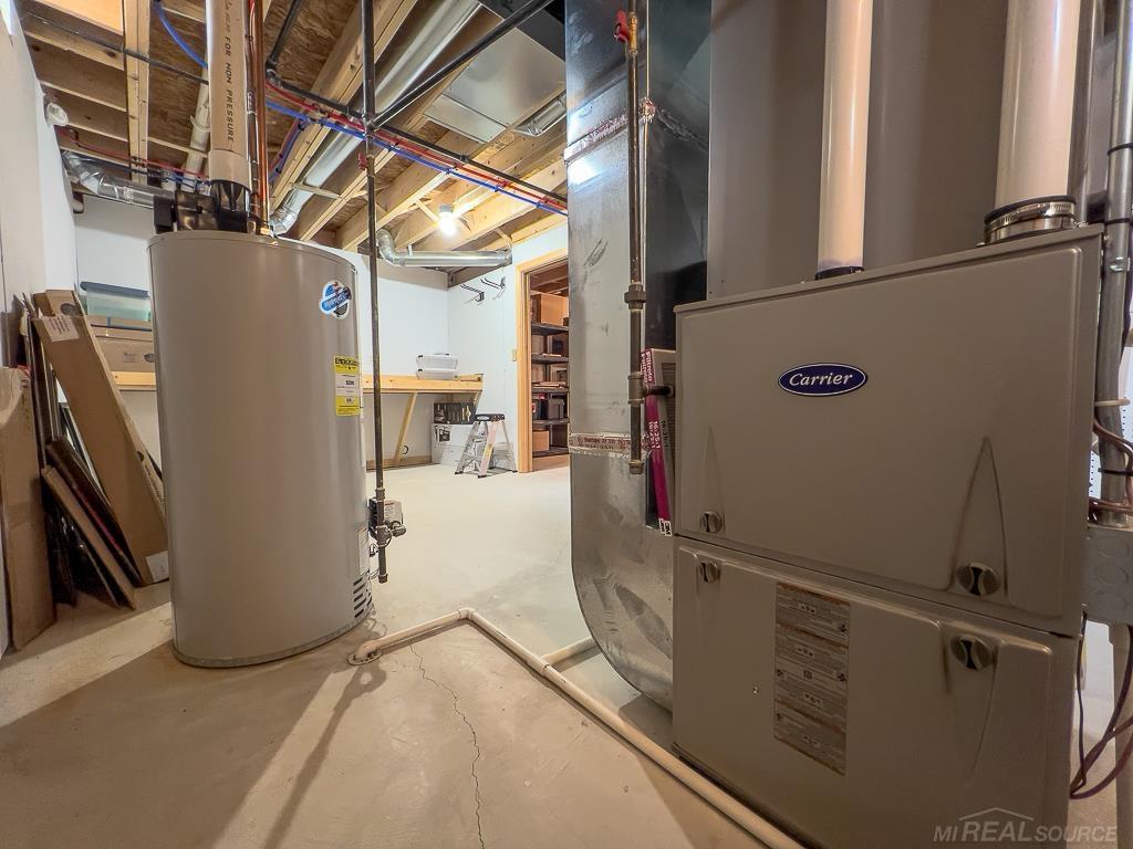 16070 Moore Park Road Macomb, MI 48044 - Photo 52 of 76 90+ Efficient Forced Air Furnace and Hot Water Heater