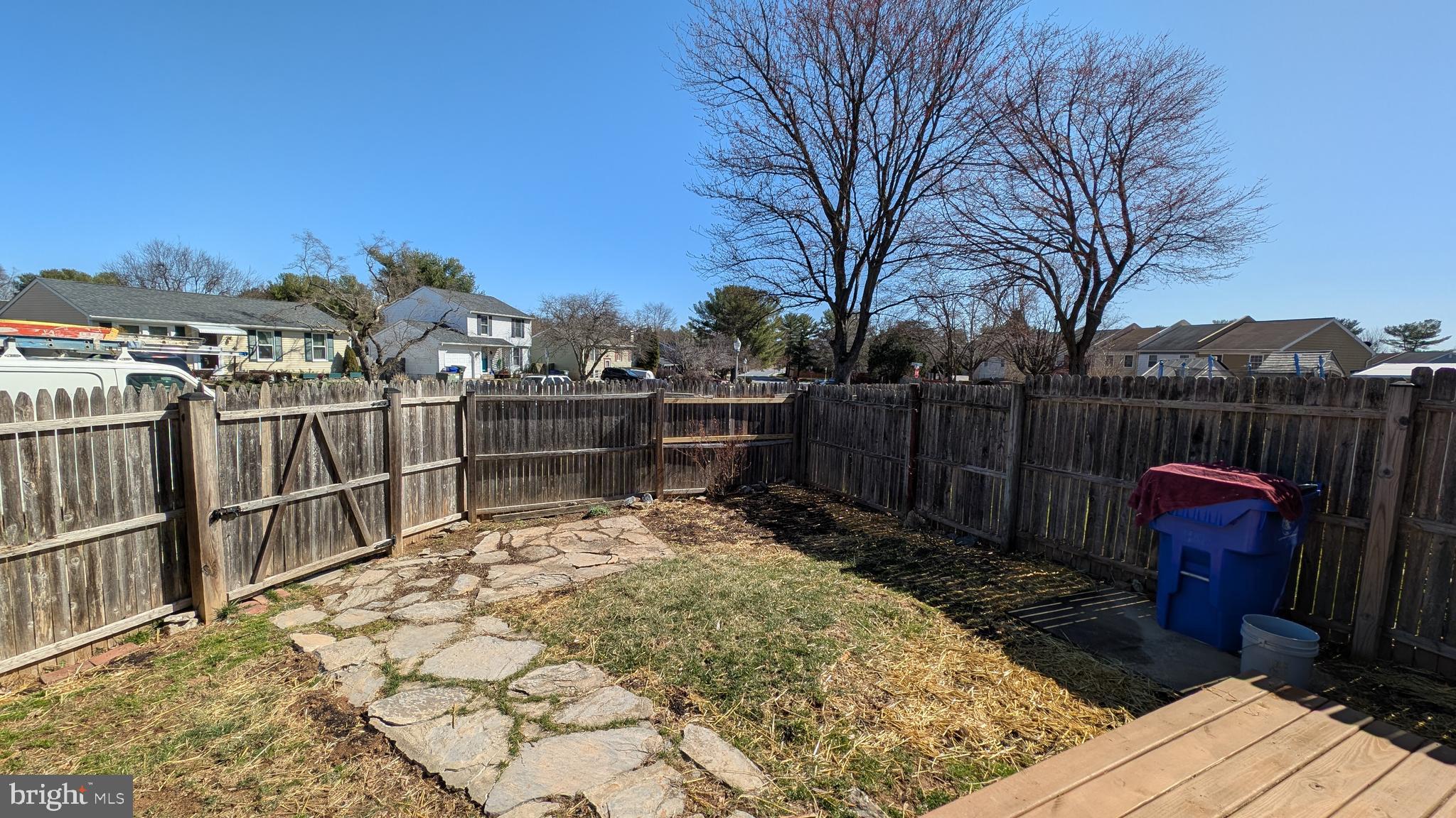 43 Vienna Court Frederick, MD 21702 - Photo 34 of 38 a view of a backyard with wooden fence