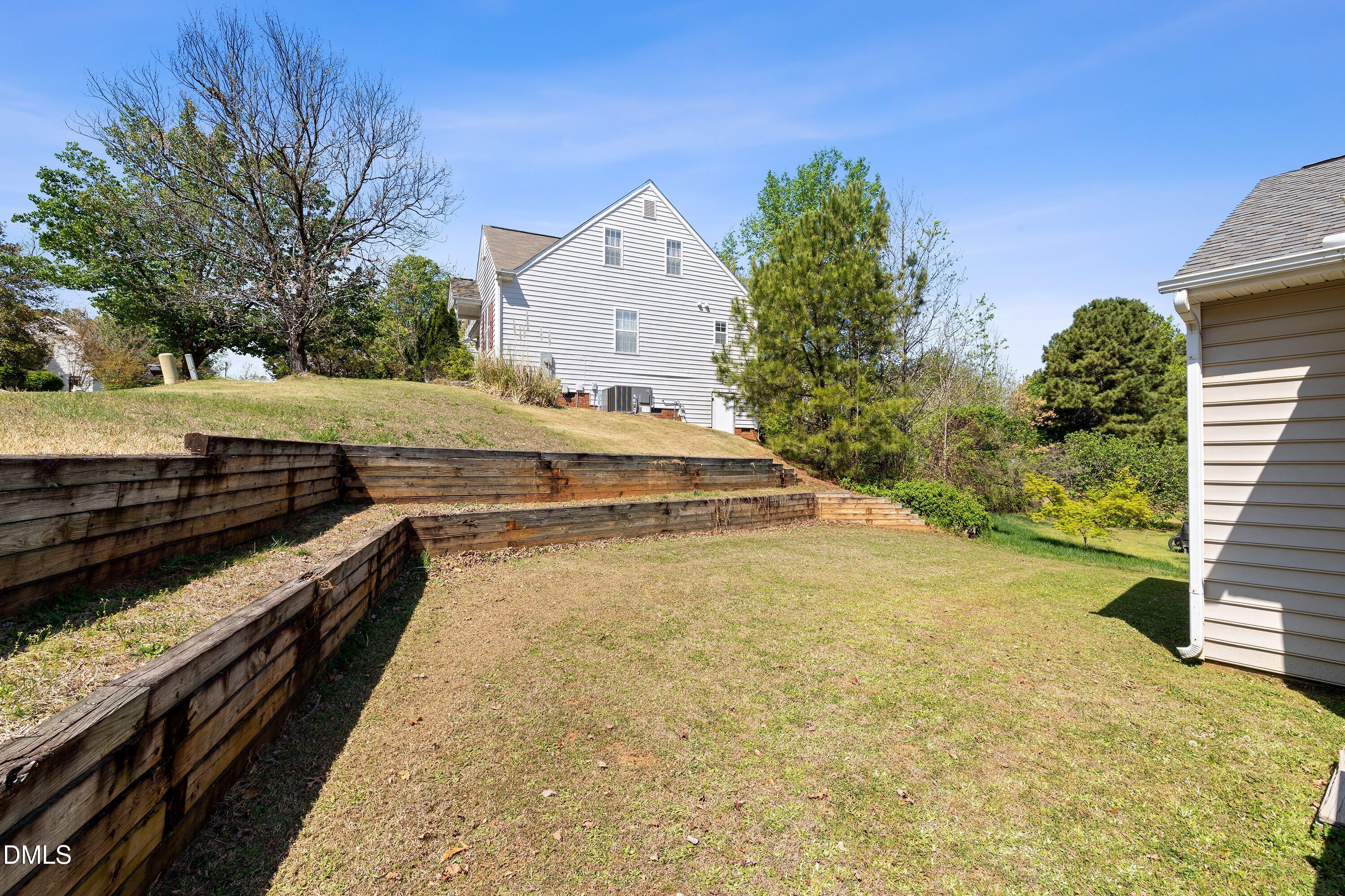 2528 Laurel Falls Lane Raleigh, NC 27603 - Photo 41 of 50 Back Yard Terraced