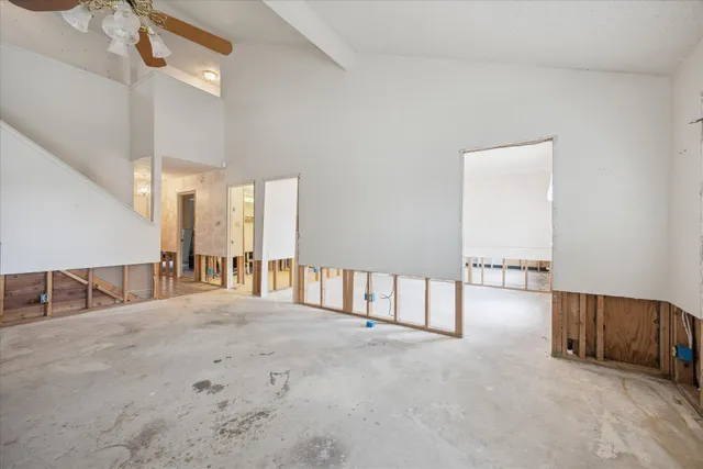 a view of an empty room