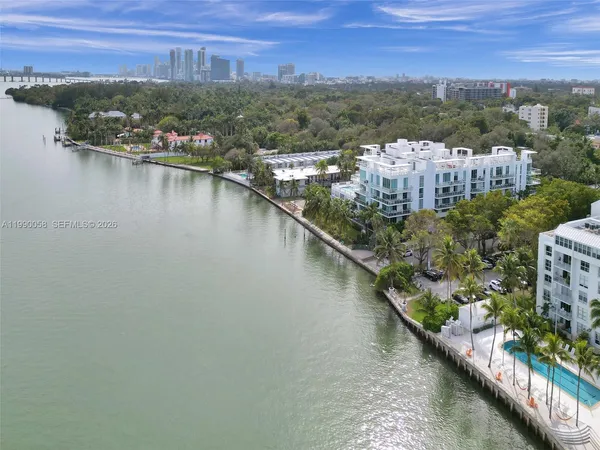 a view of a city and a mountain view