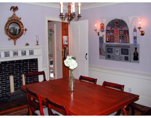 43 South Russell Boston, MA 02114 - Photo 2 of 8 a view of a dining room with furniture and chandelier