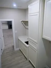 a room with storage and utility
