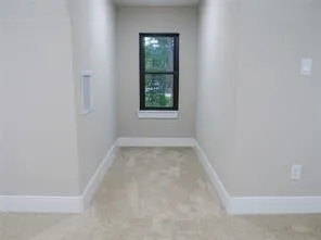 a view of room with window