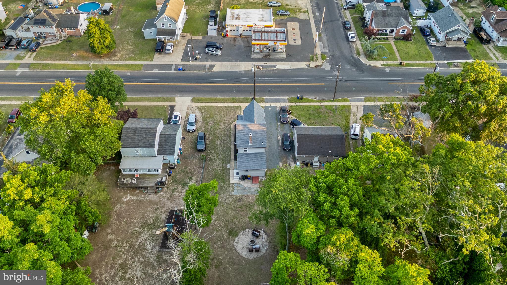 99 Chews Landing Road Clementon, NJ 08021 - Photo 34 of 37 an aerial view of a house with a garden