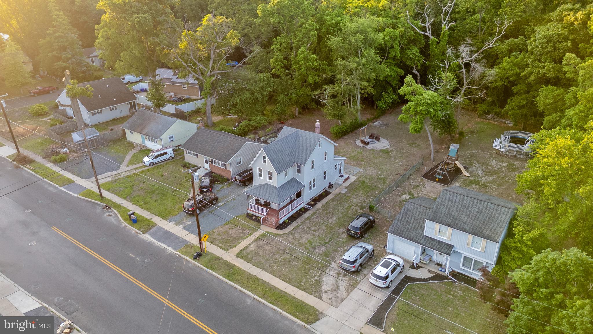 99 Chews Landing Road Clementon, NJ 08021 - Photo 35 of 37 an aerial view of a house with a garden
