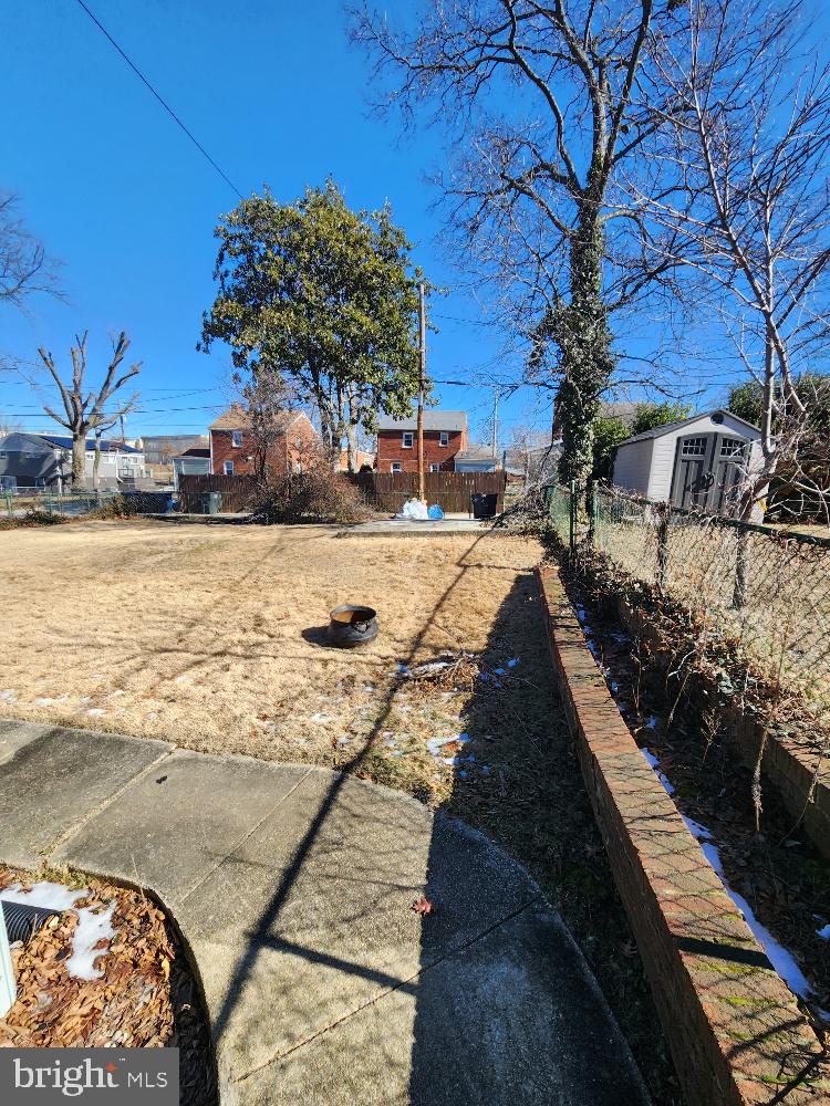 1108 Chaplin Street Southeast Washington, DC 20019 - Photo 31 of 35 a view of a backyard of the house