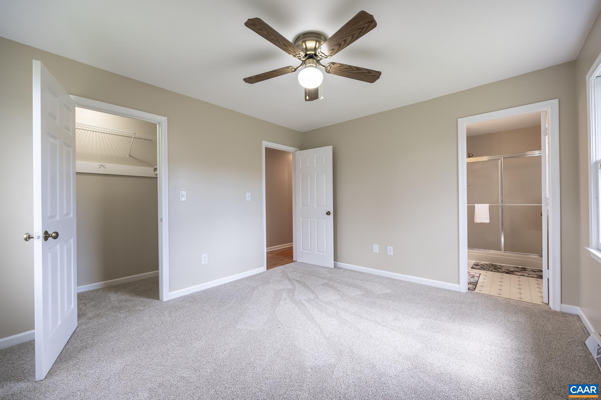 100 East Daffodil Road Ruckersville, VA 22968 - Photo 23 of 41 a view of an empty room and a ceiling fan