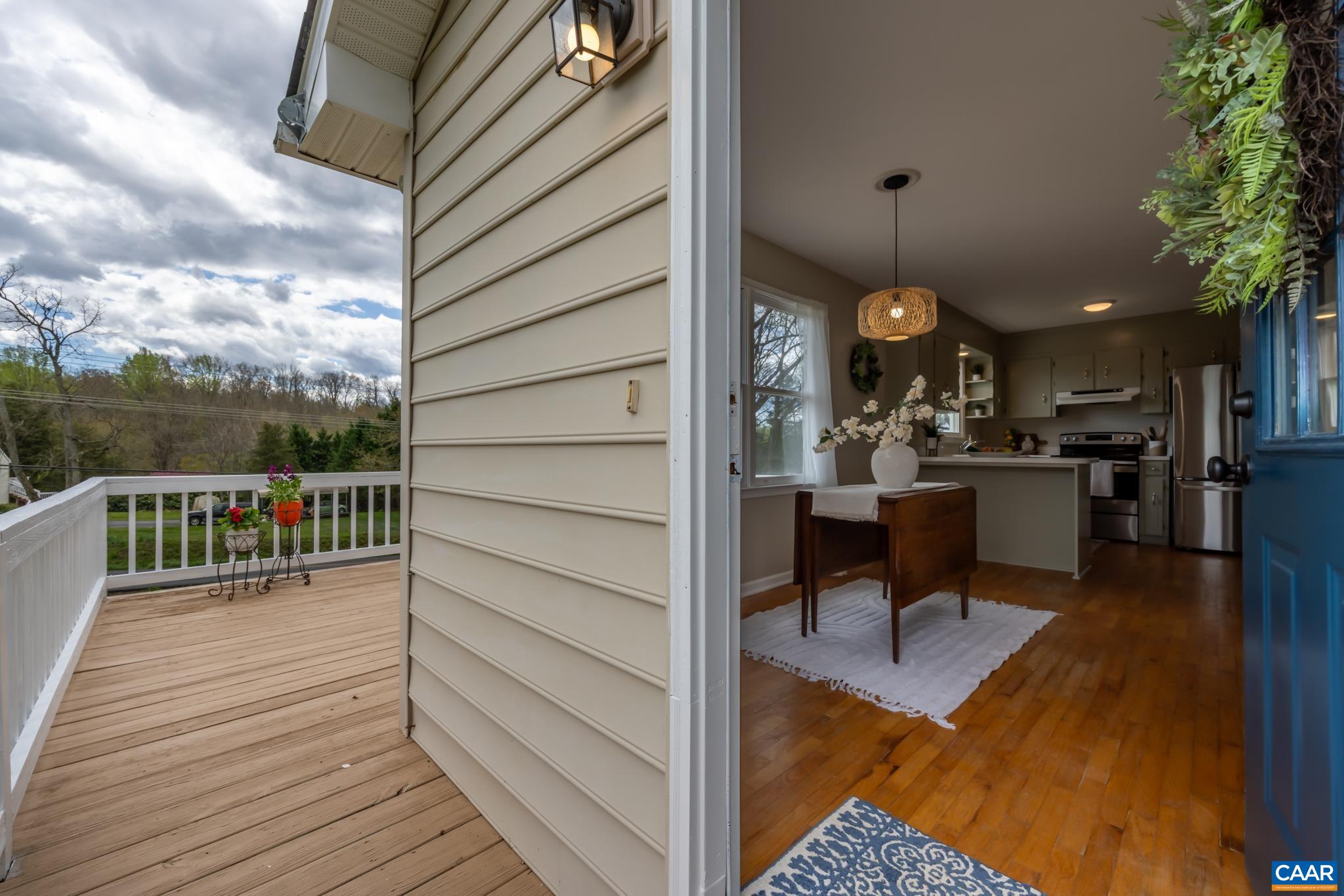 100 East Daffodil Road Ruckersville, VA 22968 - Photo 8 of 41 a view of a balcony and chairs