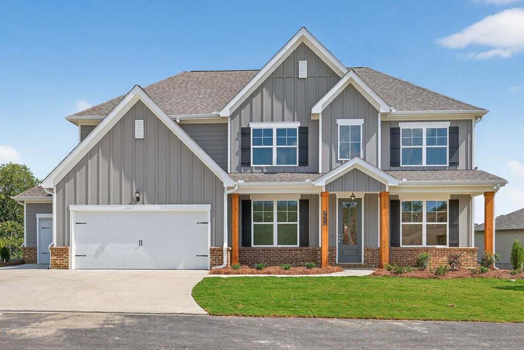 2595 Parkside Way Gainesville, GA 30507 - Photo 1 of 1 a front view of a house with a yard
