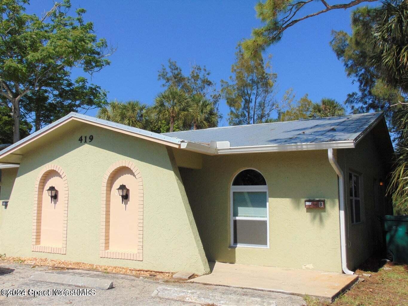419 Audubon Drive, Unit B Melbourne, FL 32901 - Photo 2 of 11 Front