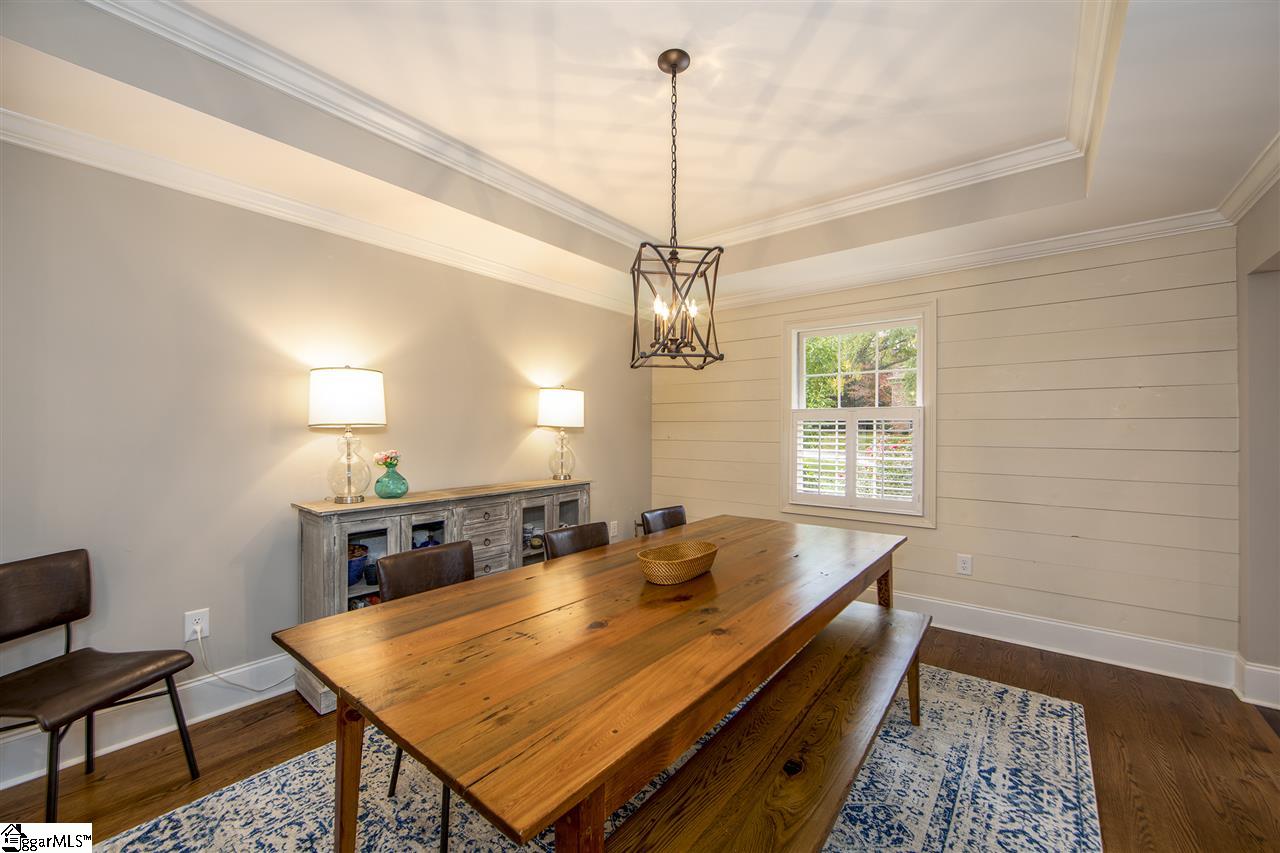 316 Chapman Road Greenville, SC 29605 - Photo 6 of 36 Trey ceiling, shiplap accent wall