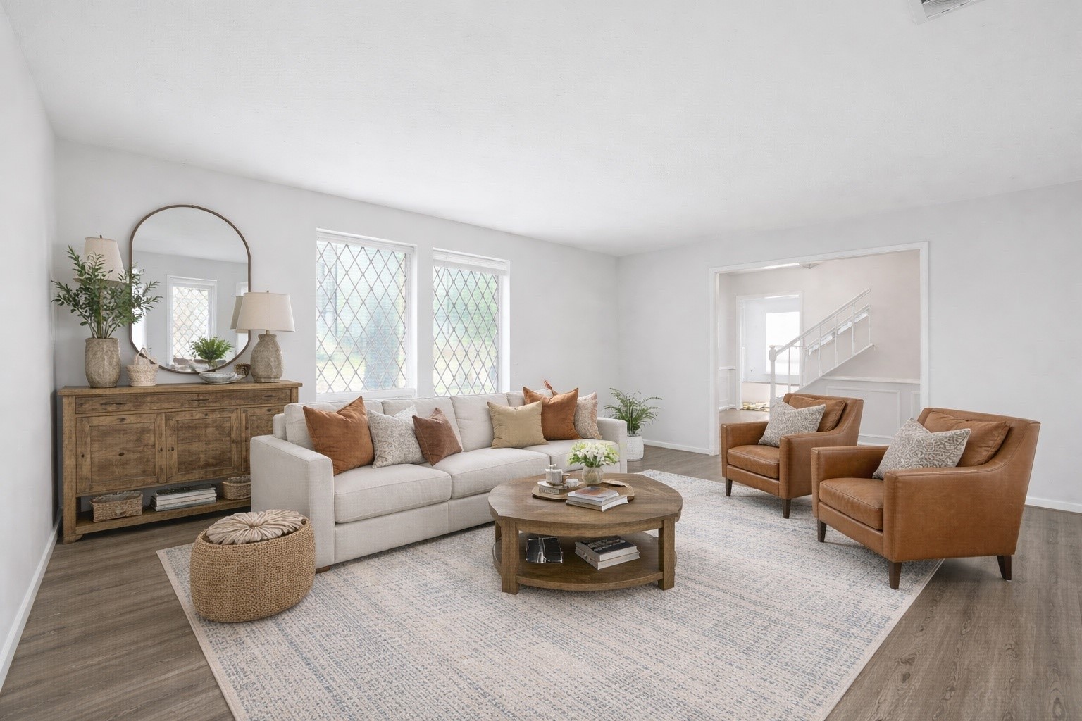 7611 Theisswood Road Spring, TX 77379 - Photo 20 of 41 Large windows provide abundant natural light, making this the perfect gathering space.