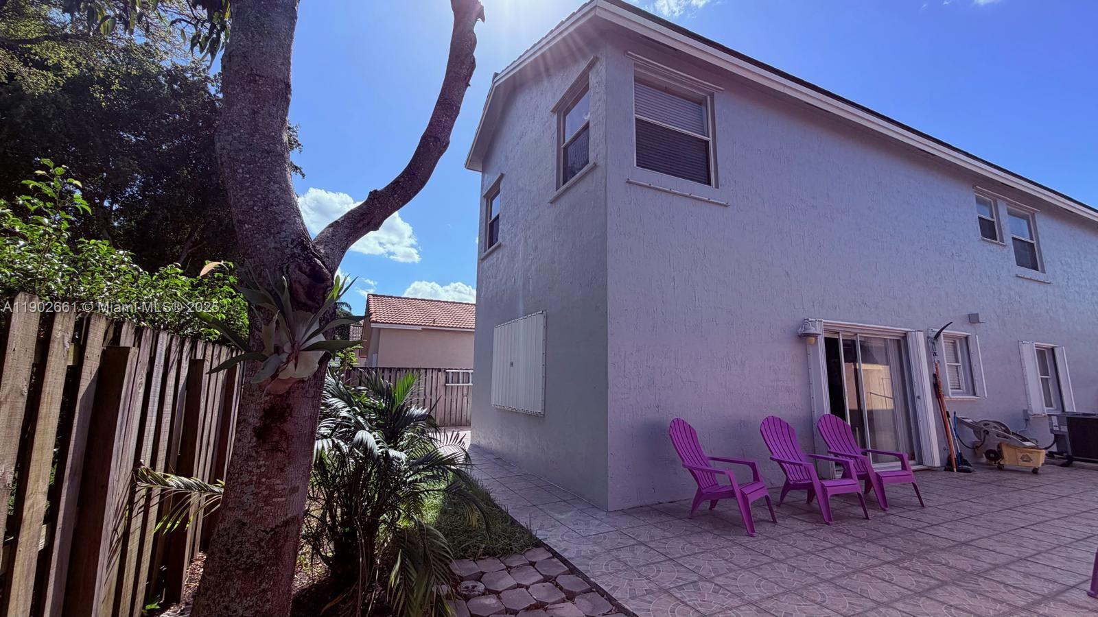 14713 Southwest 155th Place Miami, FL 33196 - Photo 18 of 23 a backyard of a house with outdoor seating