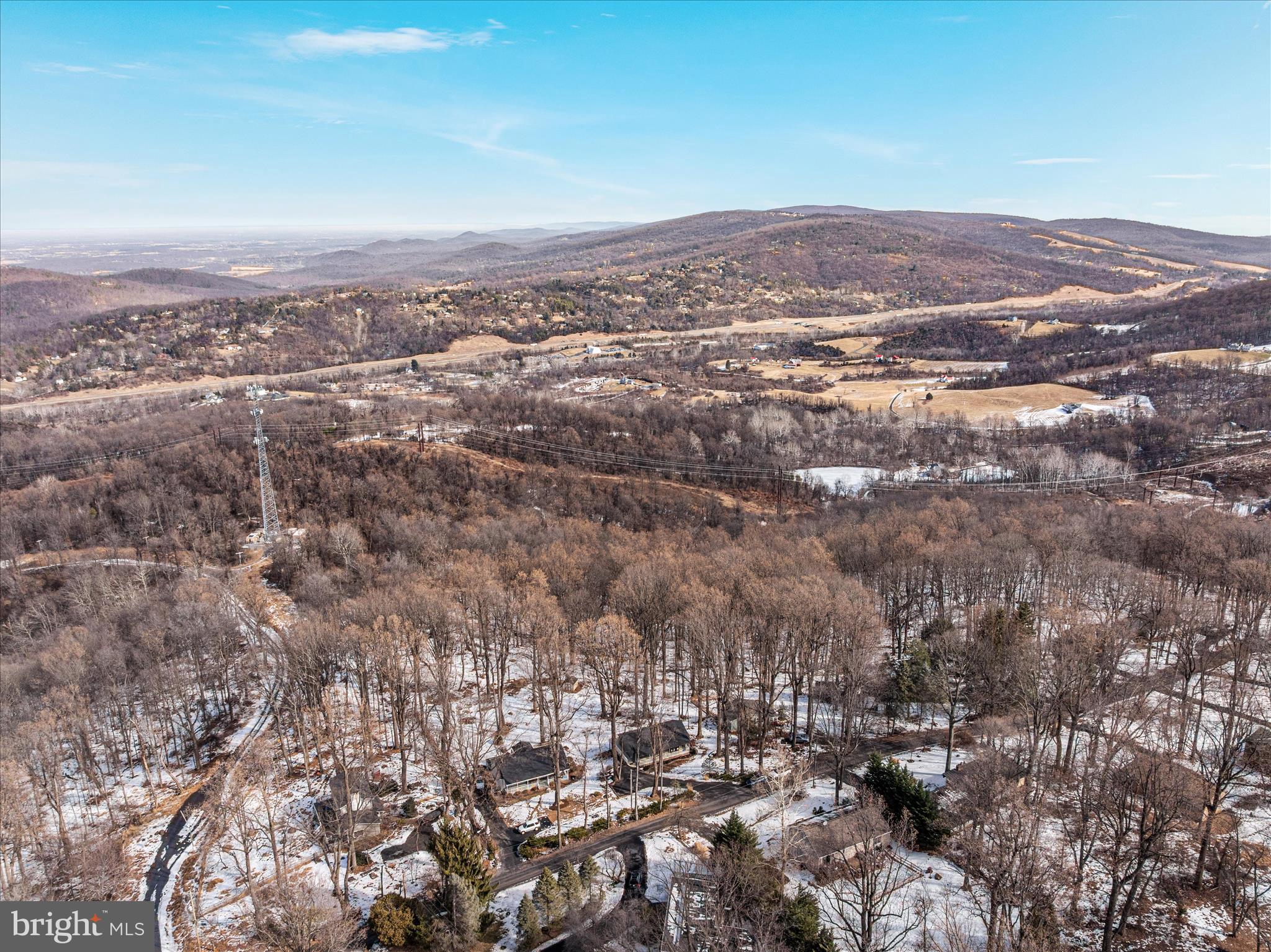 67 Pocahontas Road Front Royal, VA 22630 - Photo 39 of 49 an aerial view of house with yard and mountain view in back