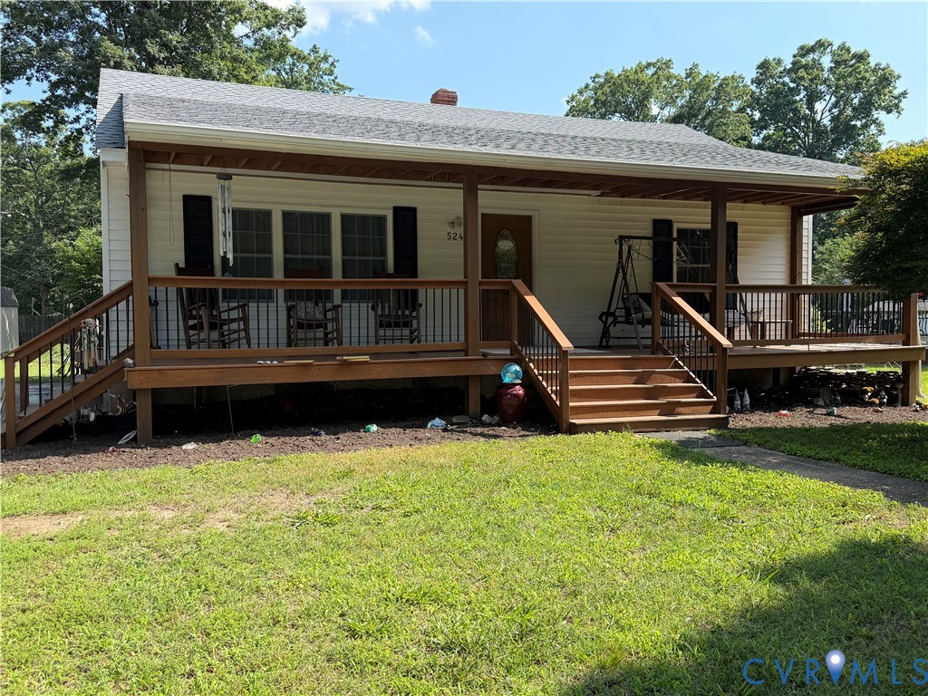 5247 Rockland Road Richmond, VA 23225 - Photo 1 of 9 Ranch-style residence featuring a prominent covere