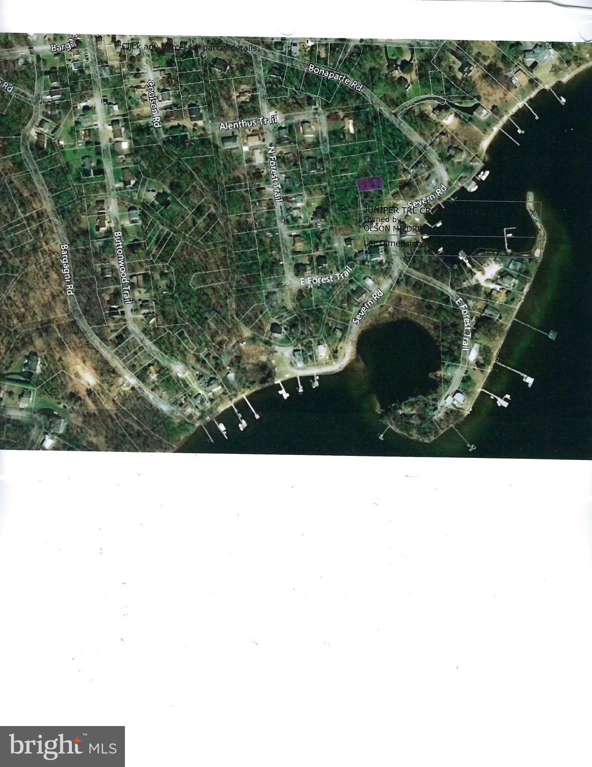 Juniper Trail Crownsville, MD 21032 - Photo 1 of 1 Juniper Trail parcel with potential water view.