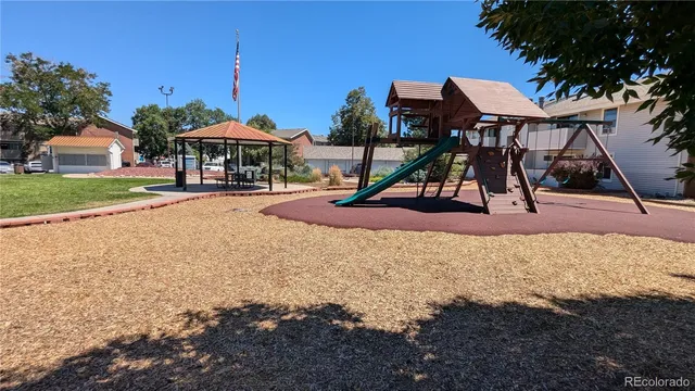 a view of outdoor space with seating