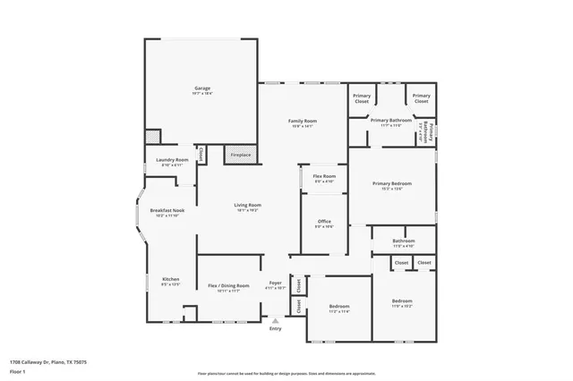 $540,000 | 1708 Callaway Drive, Plano, TX 75075