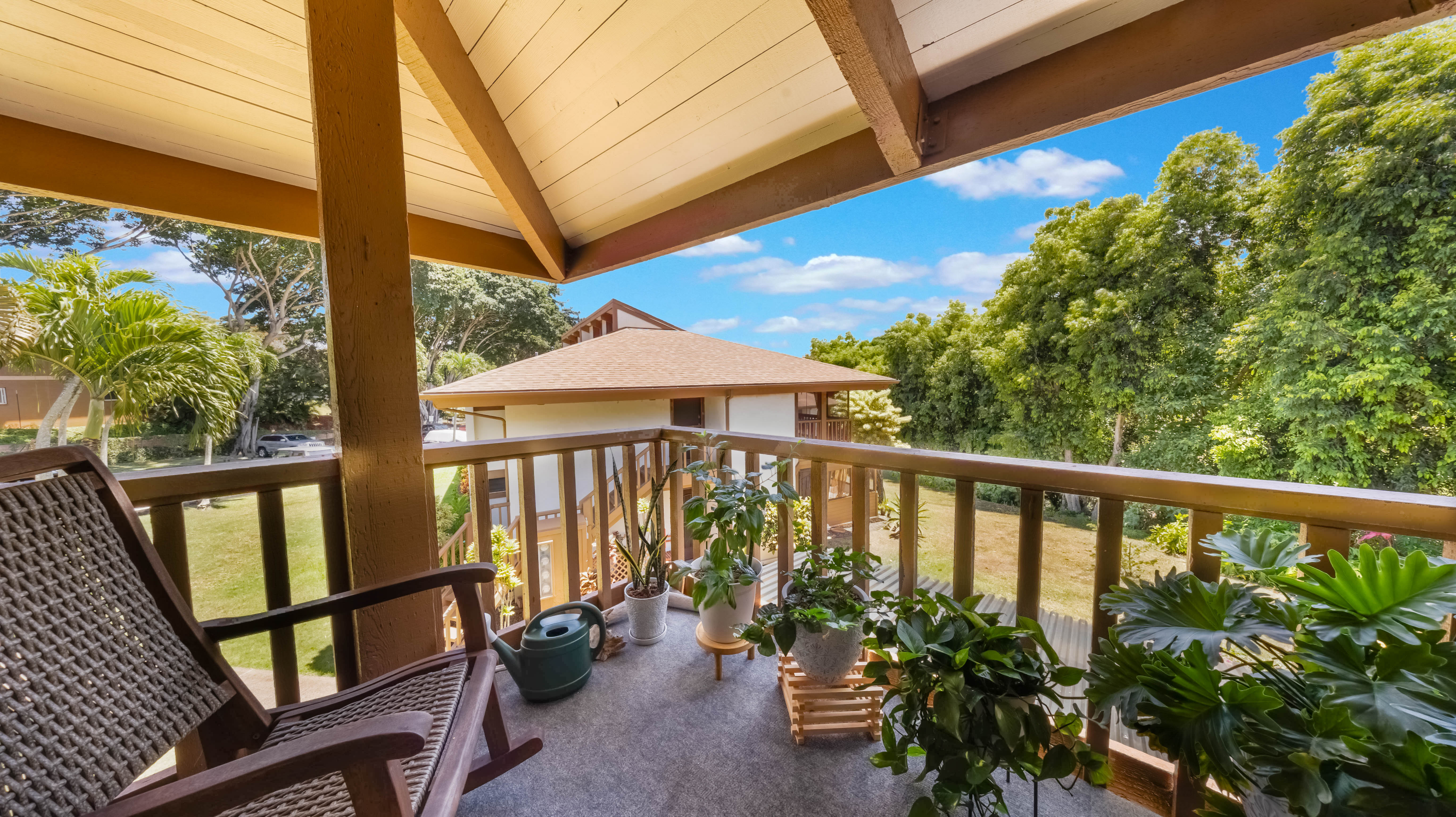 4701 Kawaihau Road, Unit L201 Kapaa, HI 96746 - Photo 22 of 29 a view of a balcony with chairs