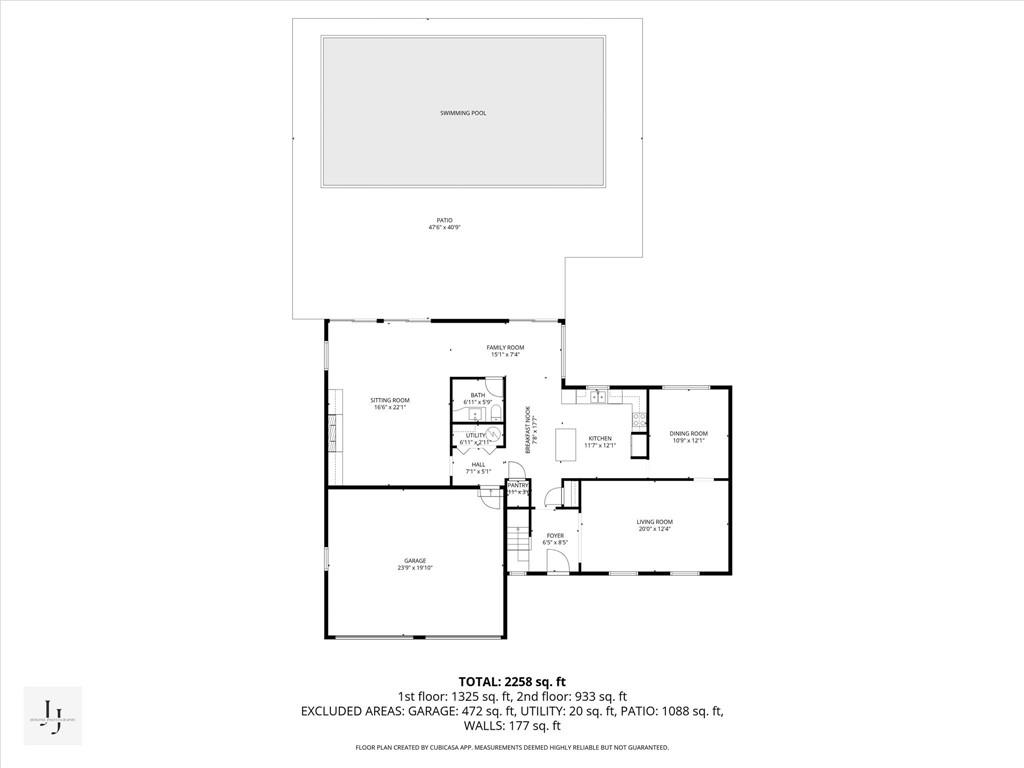 3428 Runelle Place Southwest Lilburn, GA 30047 - Photo 34 of 36 a picture of a room with a white wall and a white wall