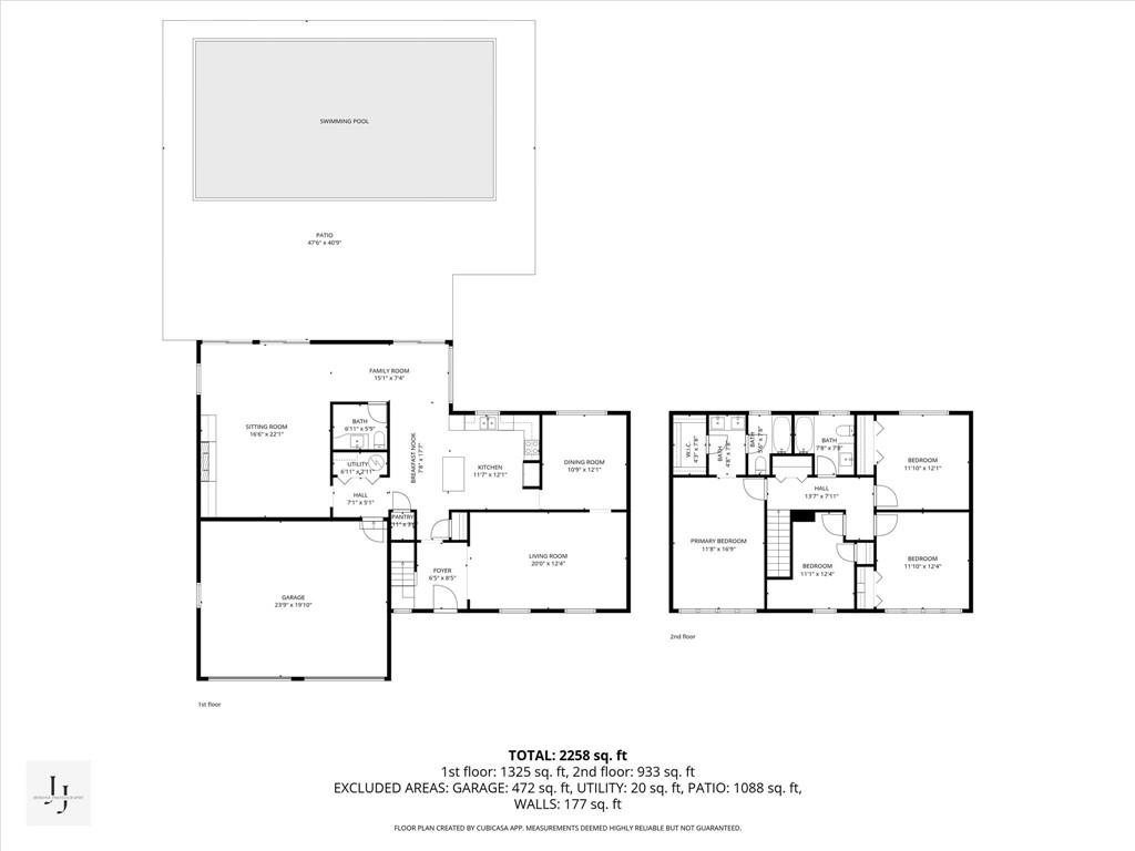 3428 Runelle Place Southwest Lilburn, GA 30047 - Photo 36 of 36 a black and white photo of a refrigerator