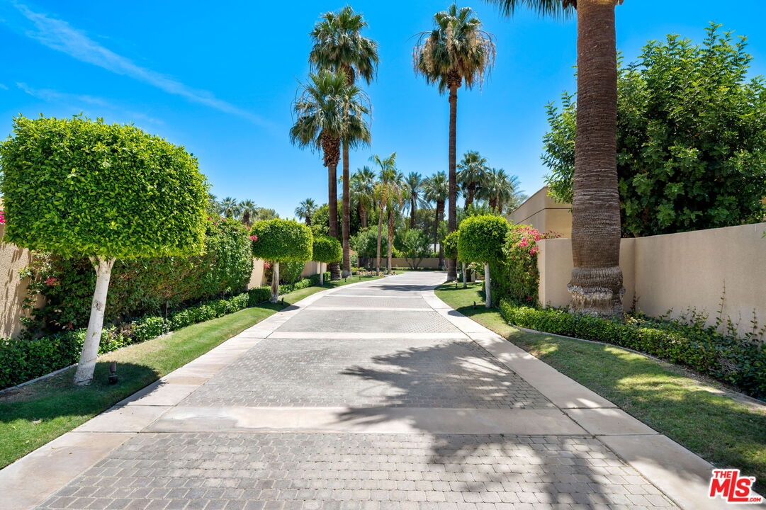 40590 Morningstar Road Rancho Mirage, CA 92270 - Photo 34 of 39 a view of a yard with palm trees