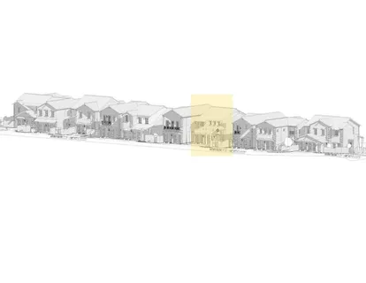 a view of a city from a terrace