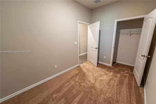 a view of empty room