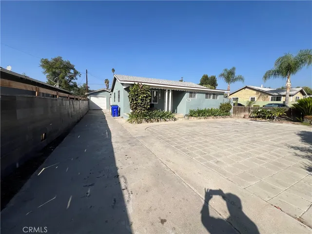 a view of a house with a patio